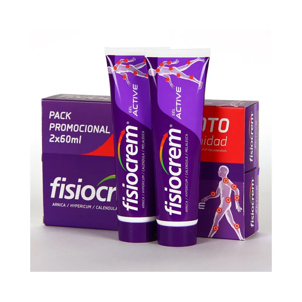 Fisiocrem Gel Active DUPLO 2x60 ml | Bonsanté