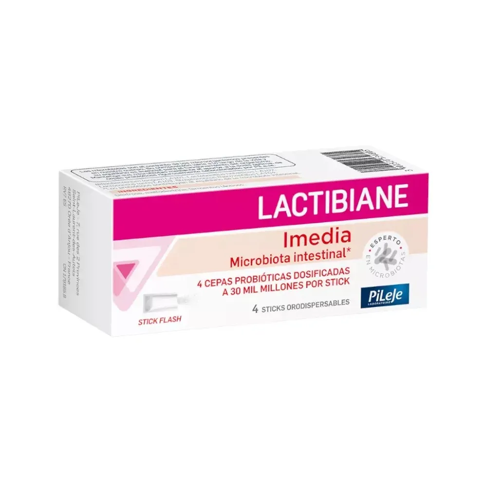 Pileje Lactibiane Imedia Microbiota Intestinal 4 Sticks Orodispensables | Bonsanté