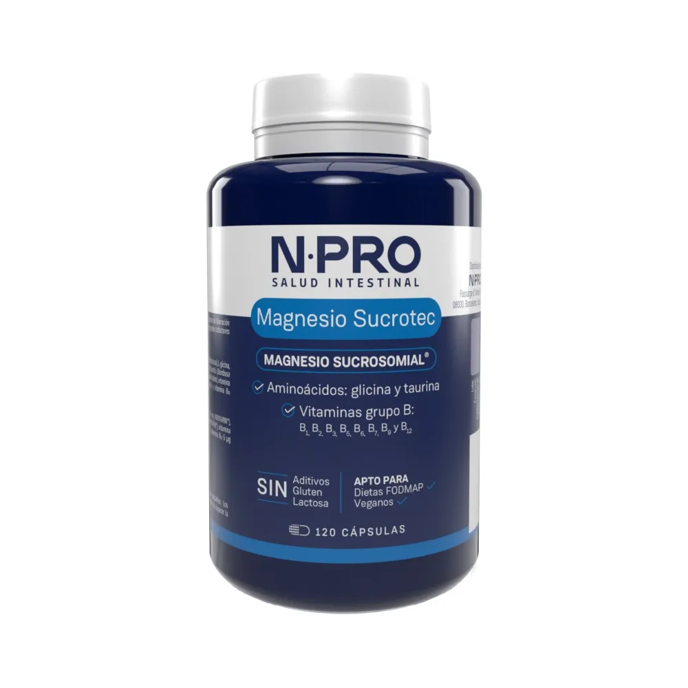 NPRO Magnesio Sucrotec 120 Cápsulas | Bonsanté