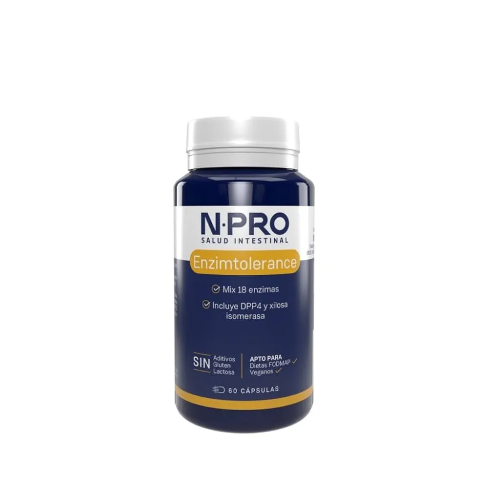 NPRO Enzimtolerance 60 Cápsulas | Bonsanté