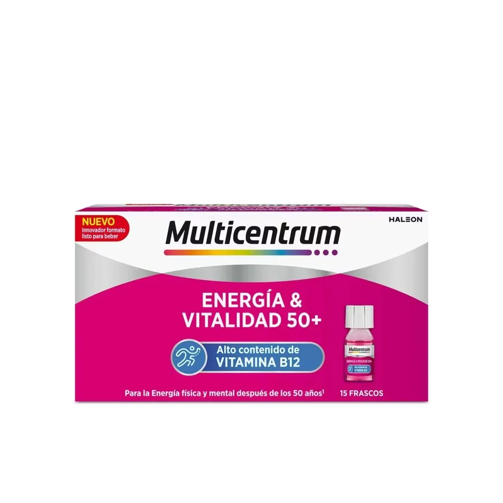 Multicentrum Energía y Vitalidad +50 Años 15 Frascos | Bonsanté