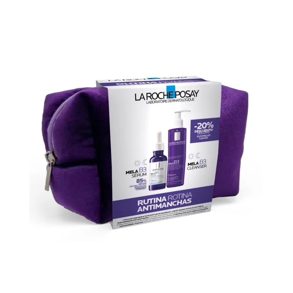 La Roche Posay Sérum Mela B3 50 Ml + Limpiador + Neceser Regalo | Bonsanté
