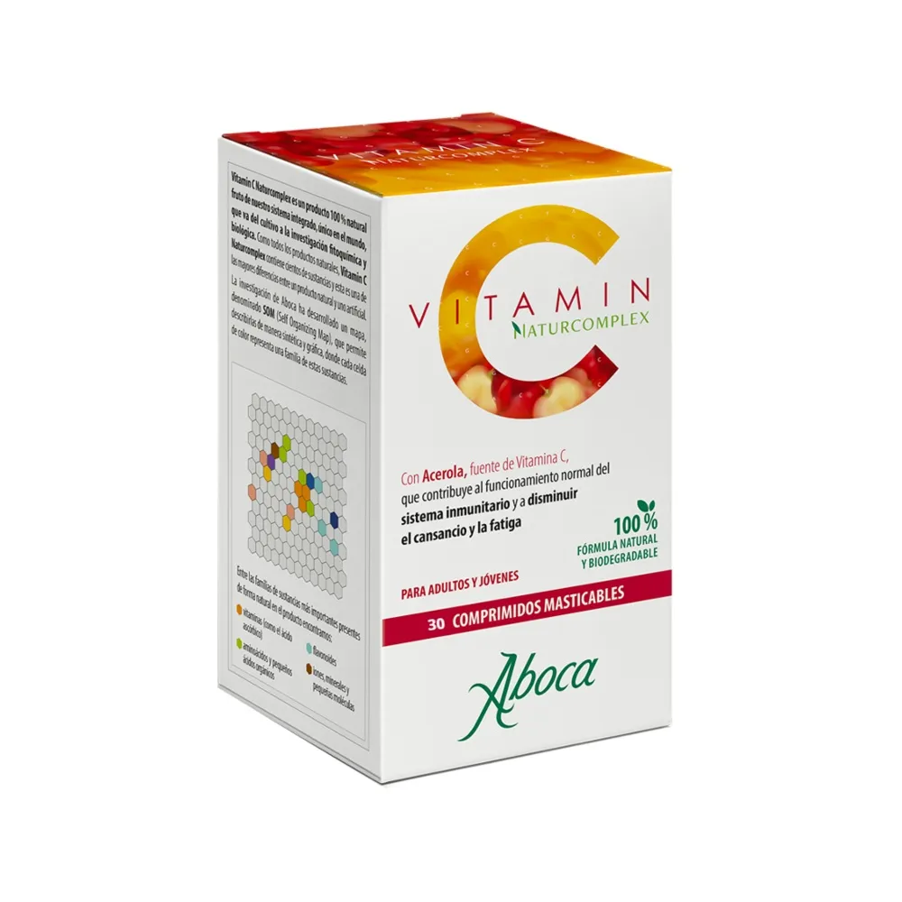 Aboca Vitamin C Naturcomplex 30 Comprimidos Masticables | Bonsanté