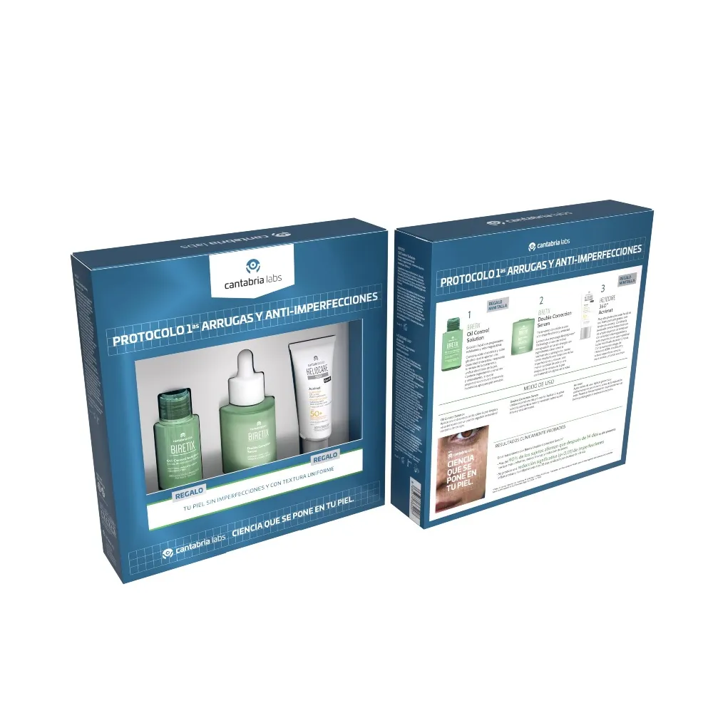 Biretix PACK REGALO Double Correction Sérum 30 Ml + Oil Control Solution + Acnimat | Bonsanté