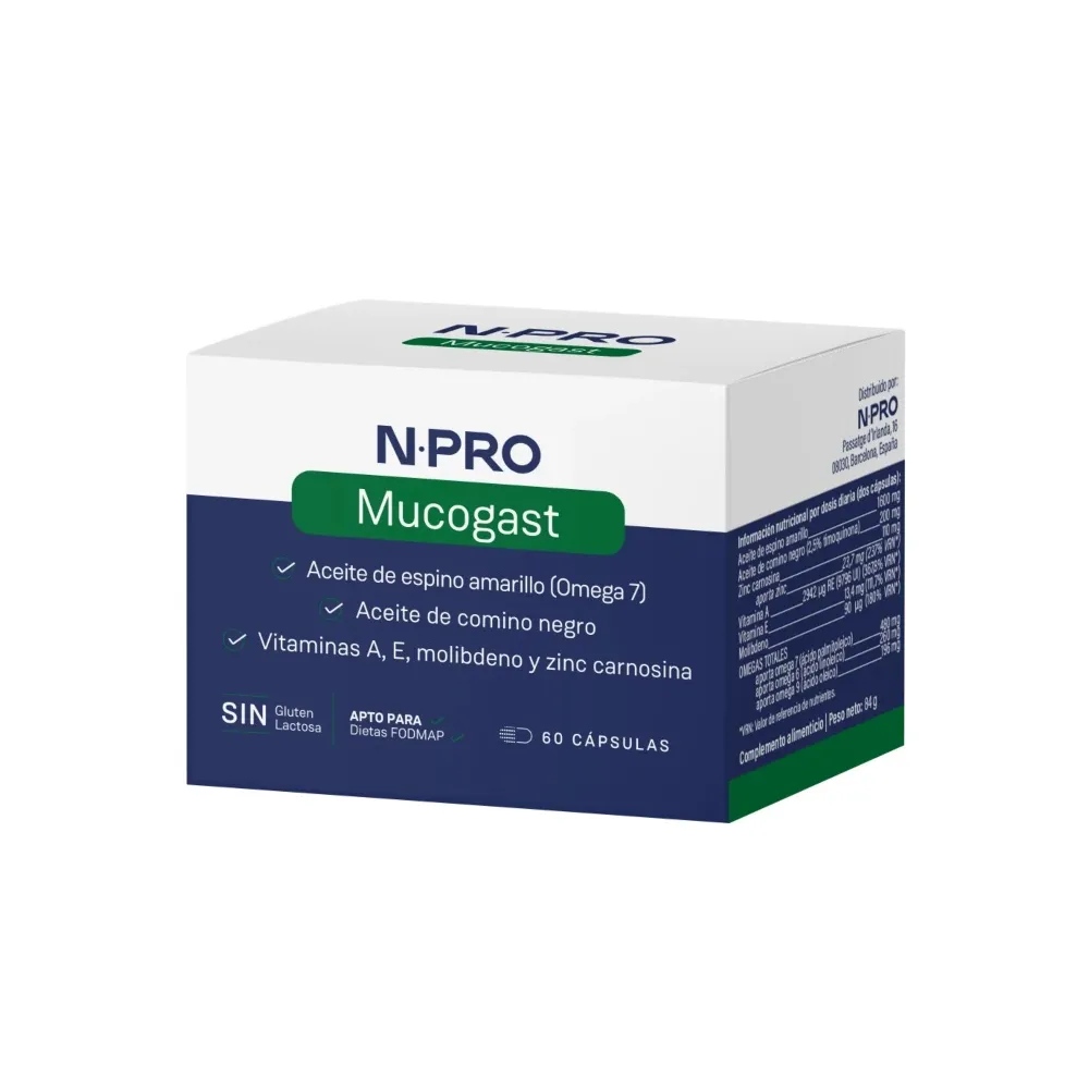 NPRO Mucogast 60 Cápsulas | Bonsanté