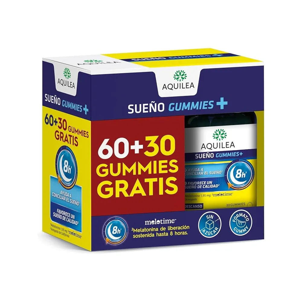 Uriach Aquilea PACK Sueño Gummies+ 60uds + 30 GRATIS | Bonsanté