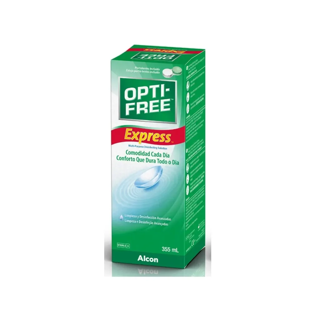 Optifree Express Limpieza y Desinfección con Portalentes 355 Ml | Bonsanté