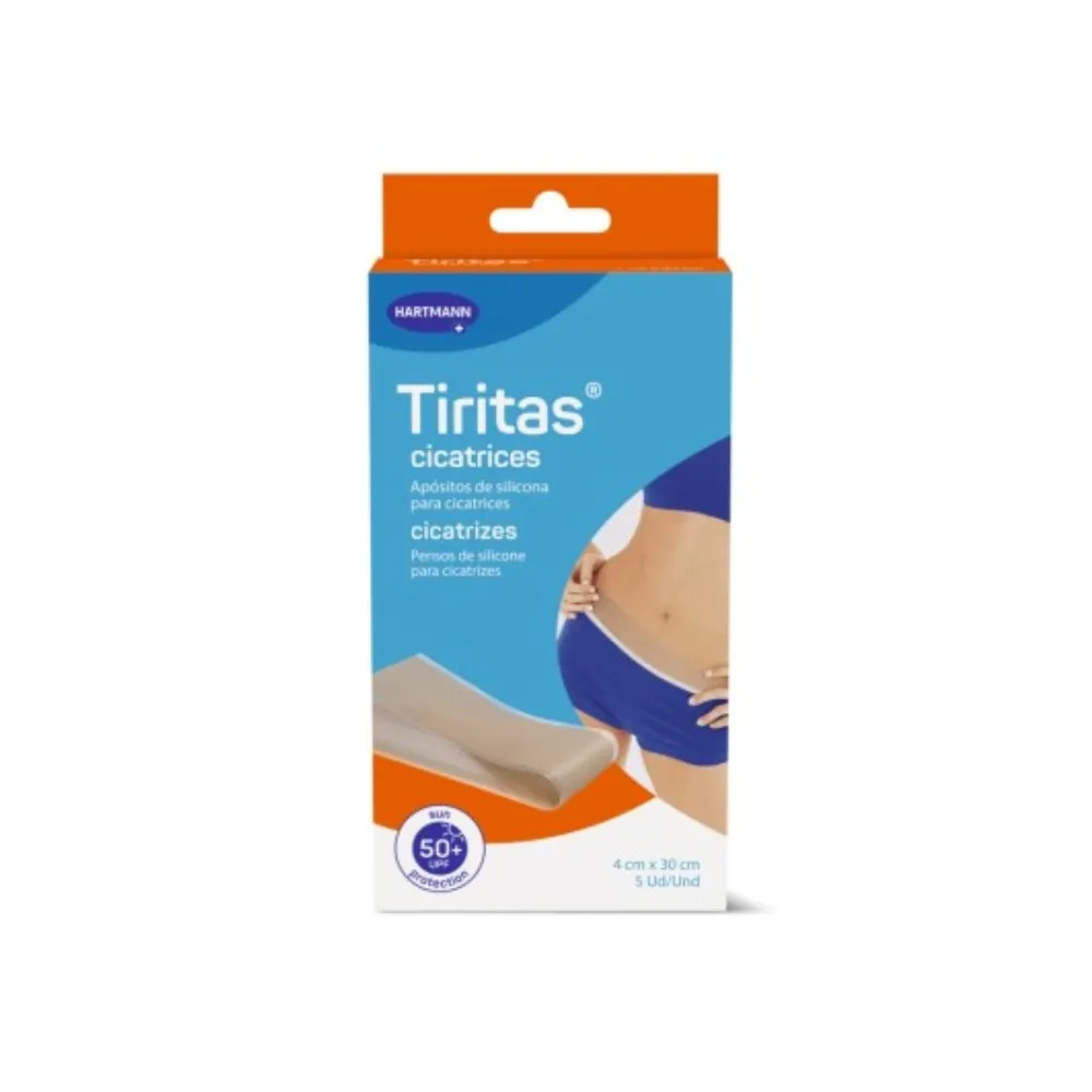 Hartmann Tiritas Cicatrices 4 × 30 cm 5 Uds | Bonsanté