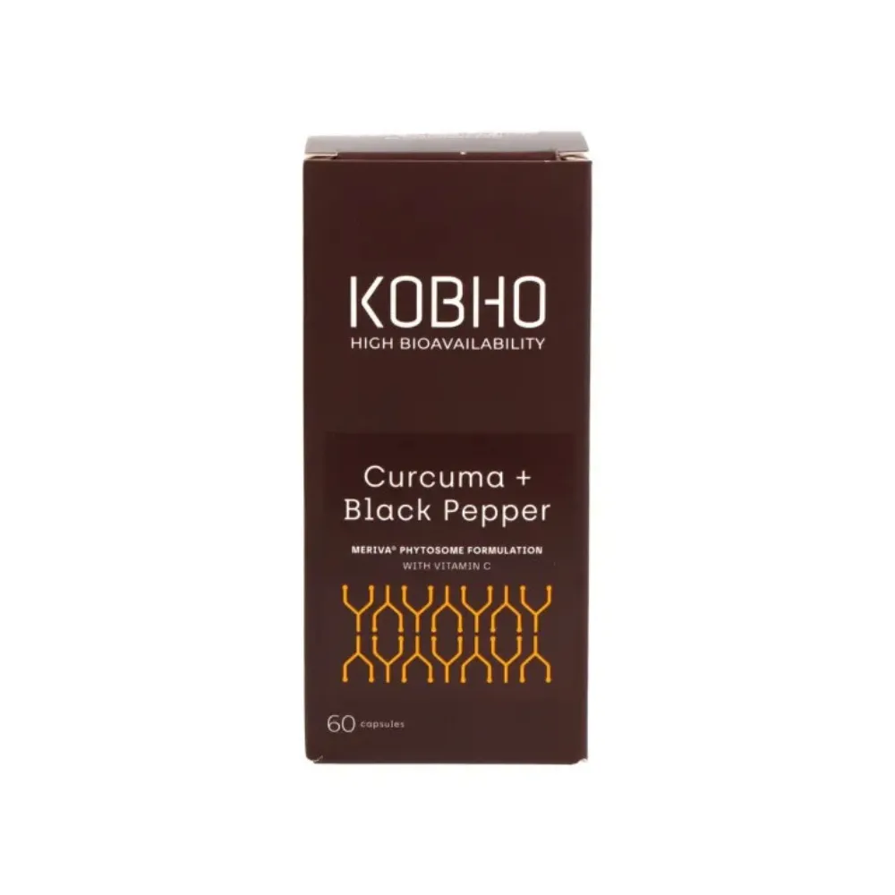 Kobho Cúrcuma + Black Pepper 60 Cápsulas | Bonsanté