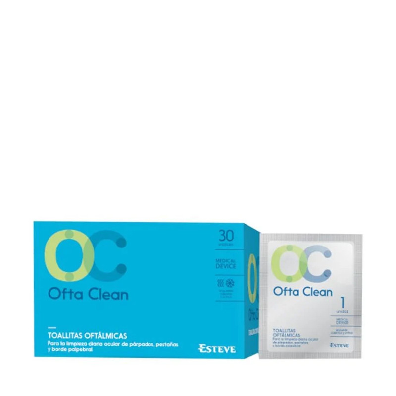 Esteve Oftaclean toallitas de un solo uso 30 unidades | Bonsanté