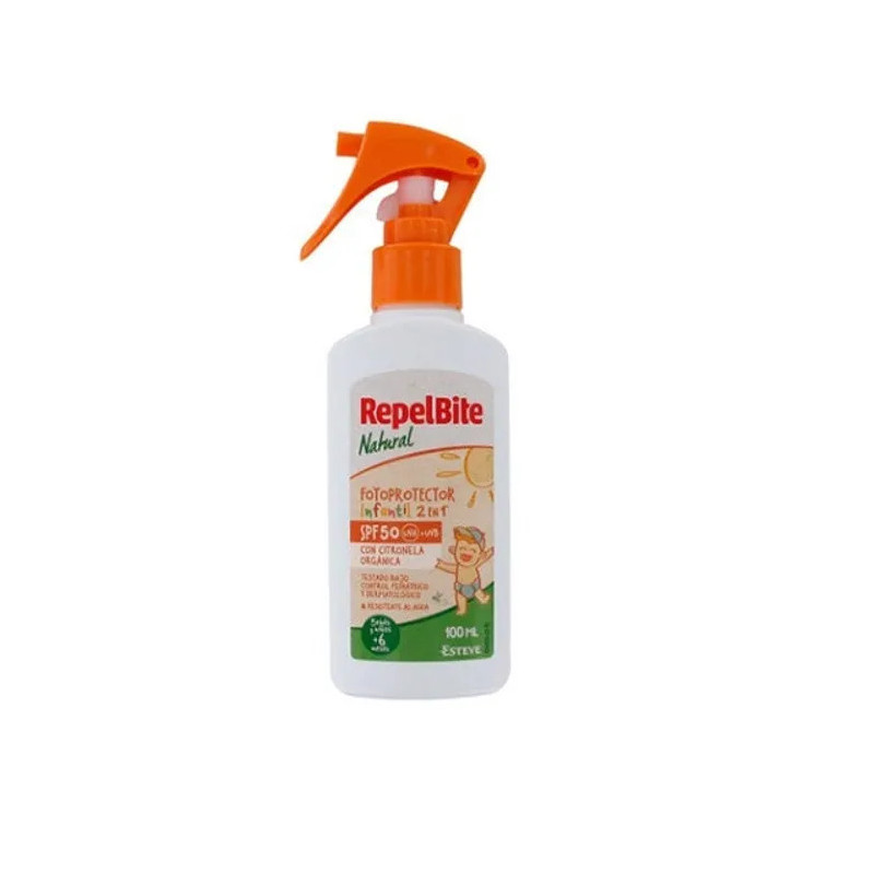 Esteve Repelbite infantil fotoprotector SPF50 100 ml | Bonsanté