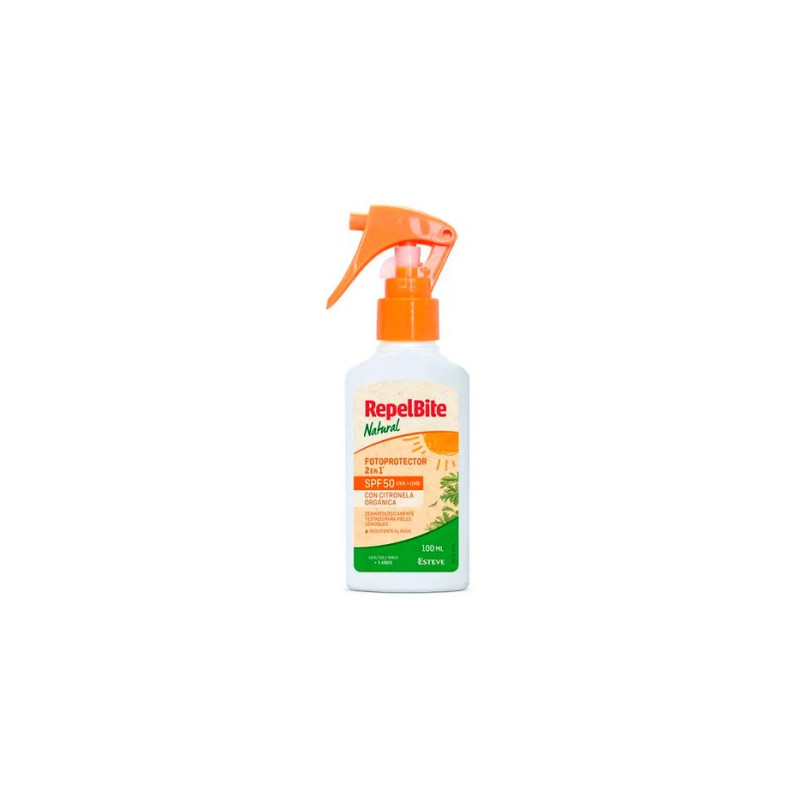 Esteve Repelbite natur fotoprotector SPF50 100 ml | Bonsanté