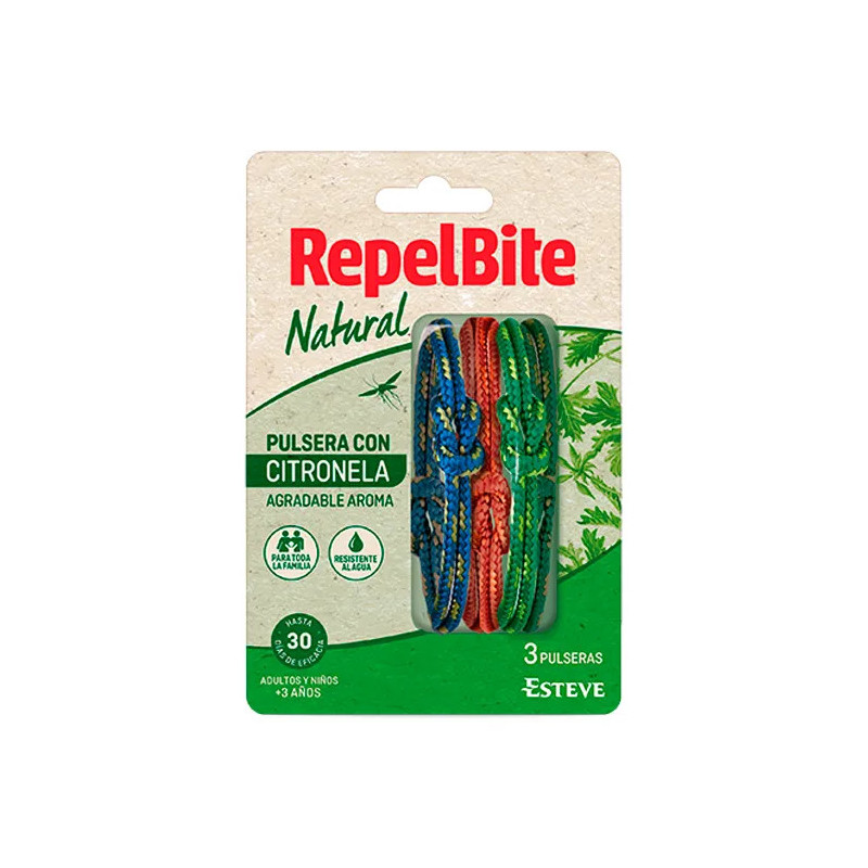 Esteve Repelbite natural pulsera cuerdas 3+2 | Bonsanté