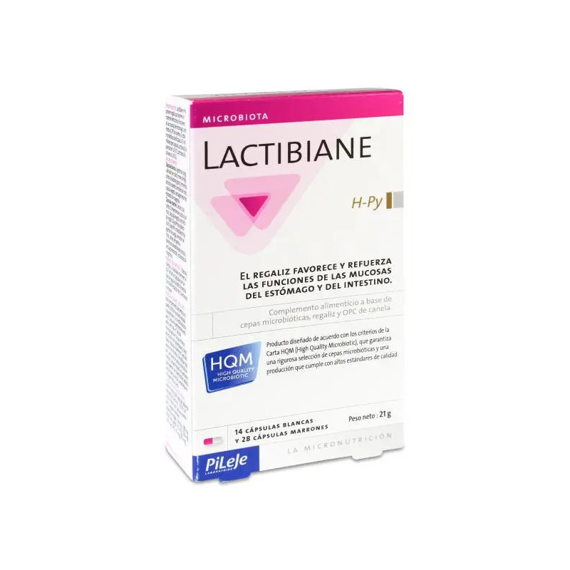 Pileje Lactibiane hpy 42 cápsulas | Bonsanté