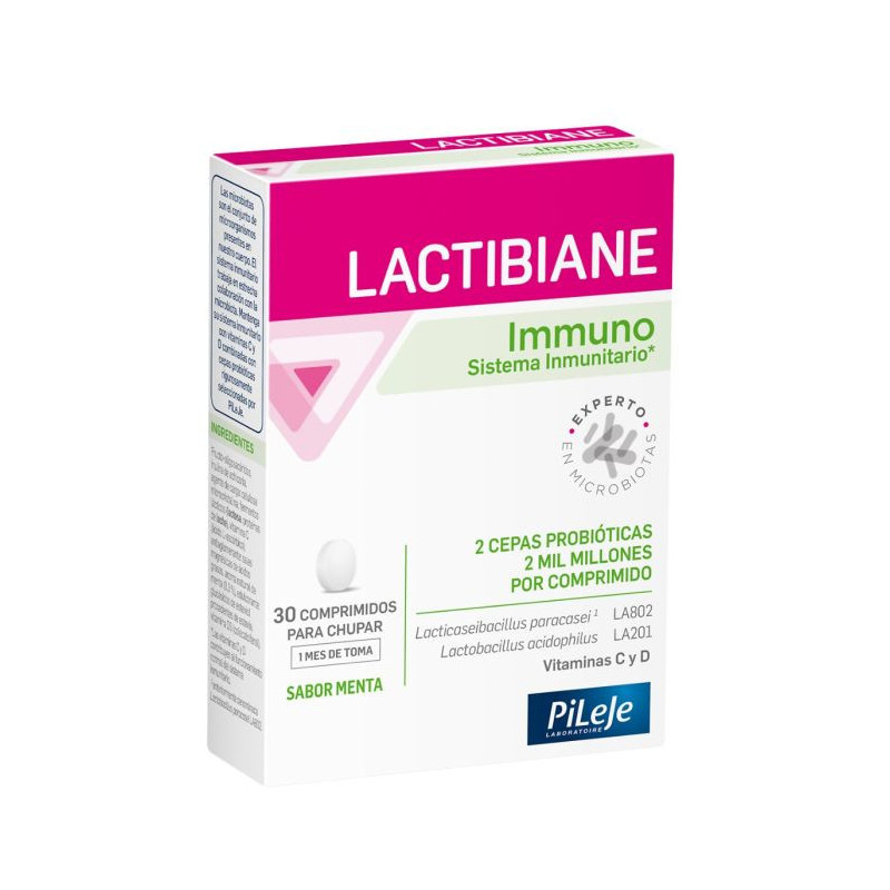Pileje Lactibiane immuno 30 comprimidos para chupar | Bonsanté