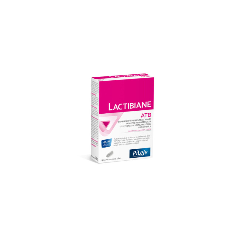 Pileje Lactibiane ATB complemento antibiótico 10 cápsulas | Bonsanté