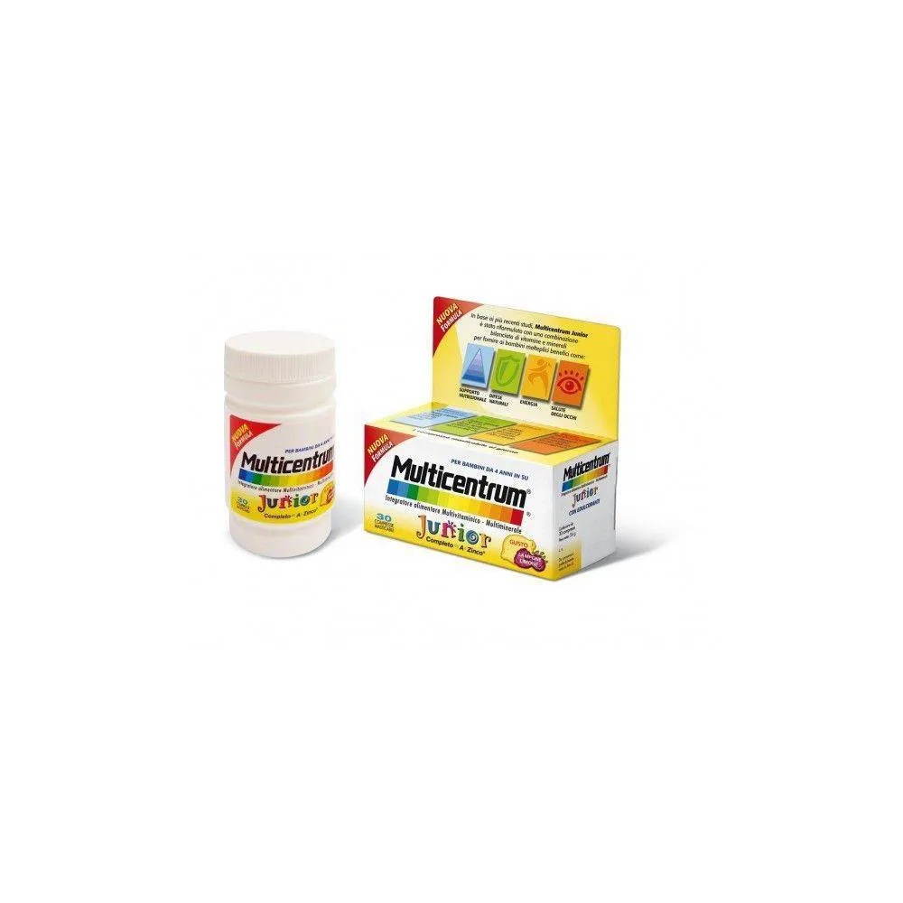 Multicentrum Junior 30 Comprimidos Masticables | Bonsanté