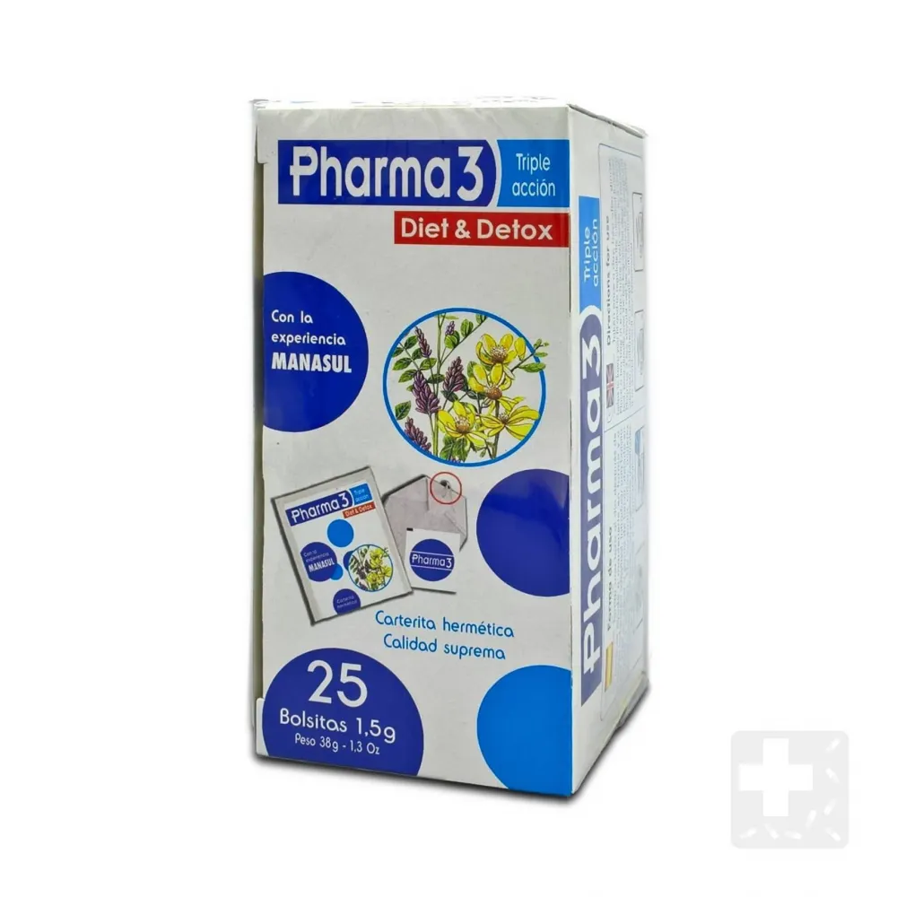 Pharma 3 Diet & Detox 25 Bolsitas | Bonsanté