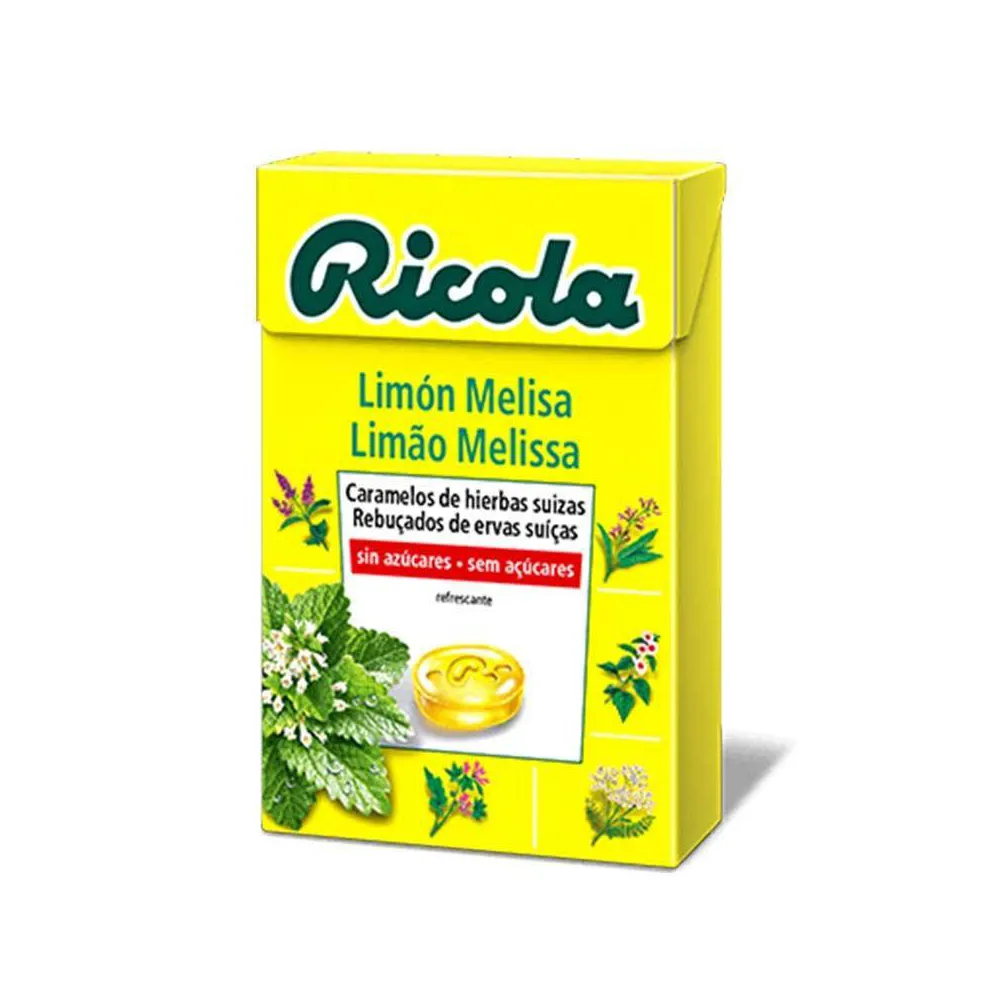 Ricola Limon Melisa Caramelos Sin Azucares 50 Gramos | Bonsanté