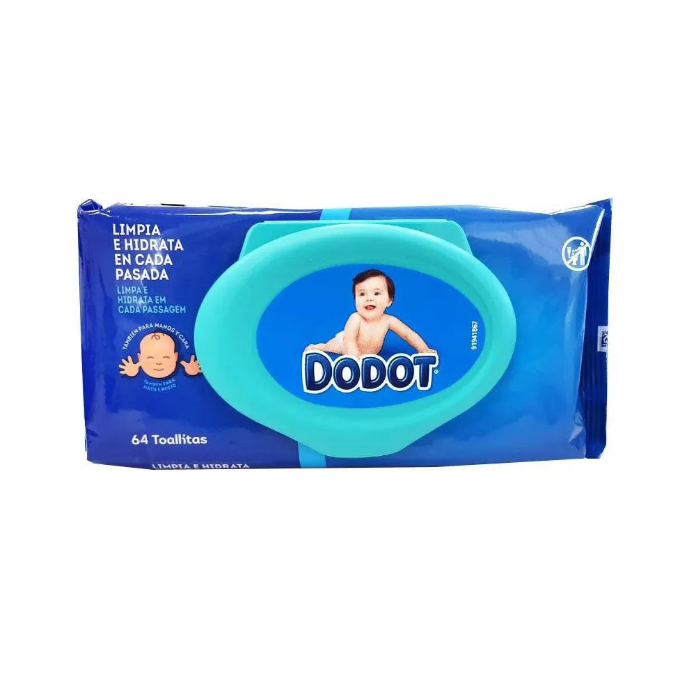 Dodot Toallitas Dermoactive Recambio 64 uds | Bonsanté