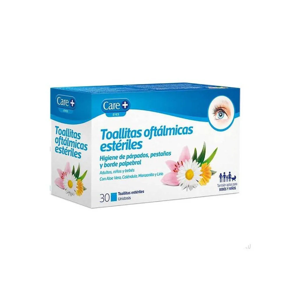 Stada Care+ Toallitas Oftalmicas 30 Unidades | Bonsanté