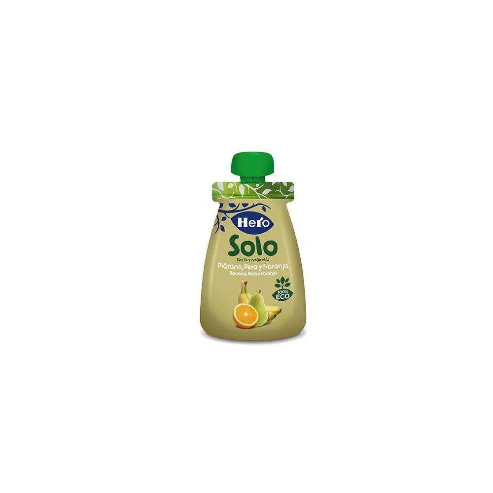 Hero Solo Bolsita Platano, Pera Y Naranja 100 Gramos | Bonsanté