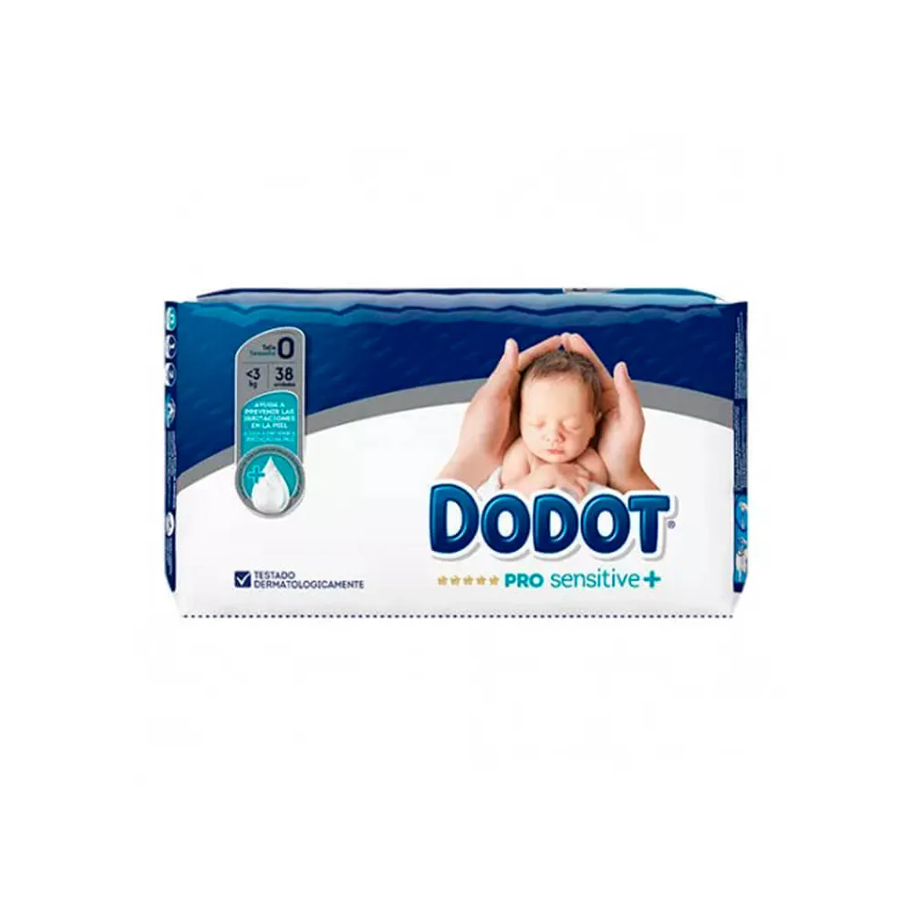 Dodot Pro Sensitive Plus Pañales Recién Nacido Talla 0 | Bonsanté