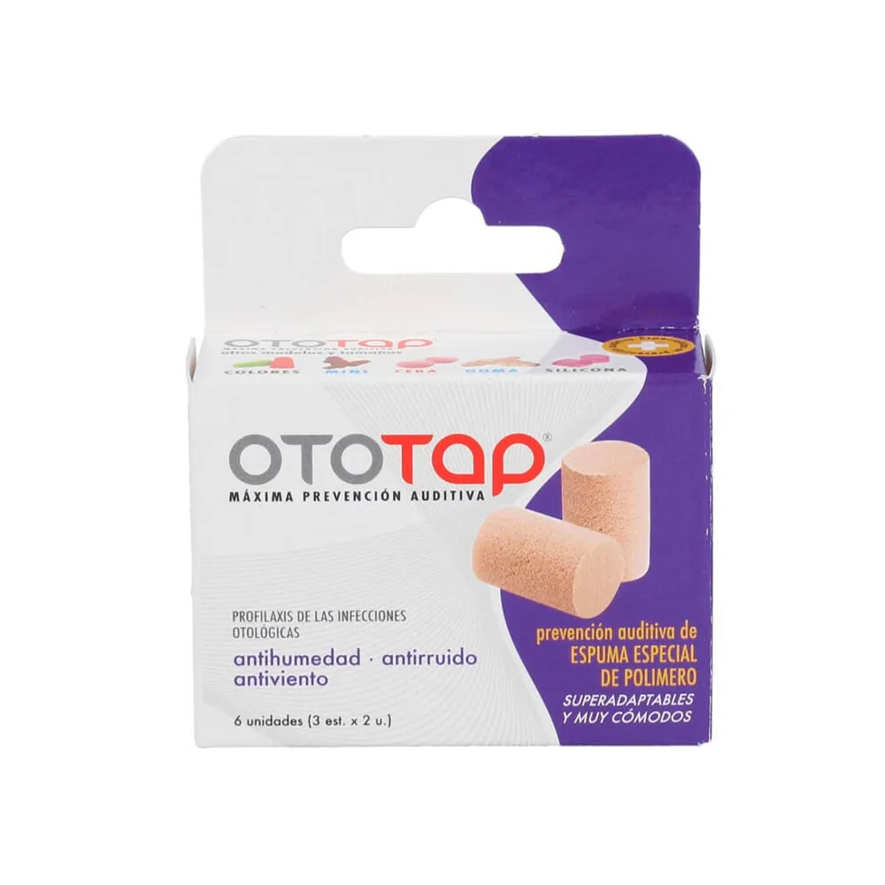 OtoTap Tapones Espuma 6 Unidades | Bonsanté