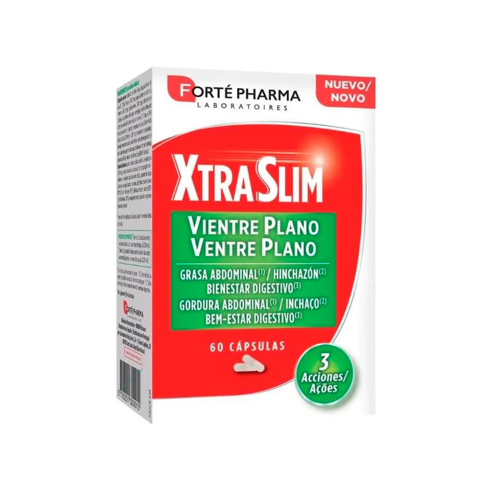 Forte Pharma XtraSlim vientre plano 60 Cápsulas | Bonsanté