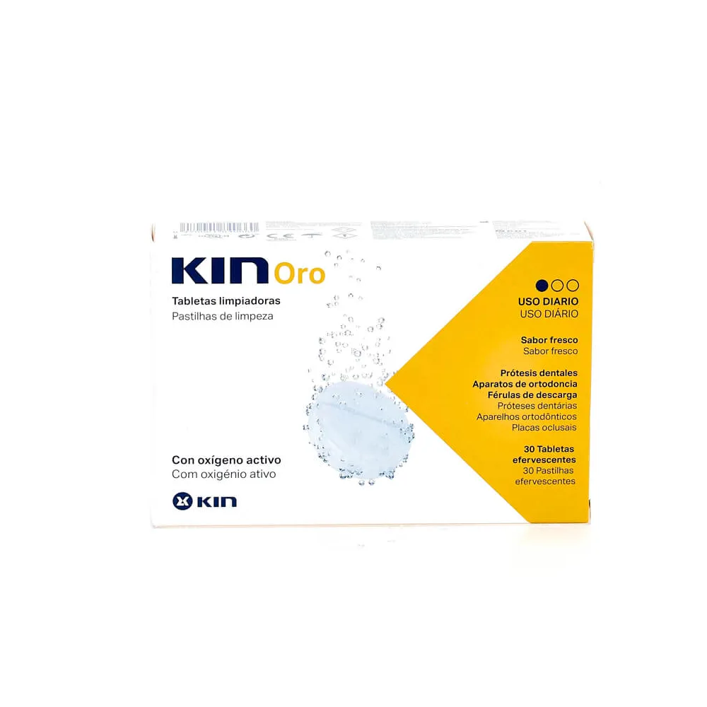 Kin Oro Tabletas Limpiadoras 30 Uds | Bonsanté