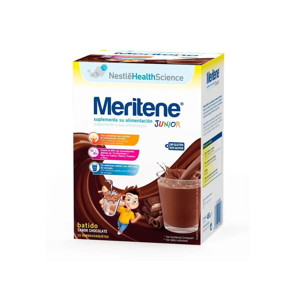Meritene Junior Chocolate 15 Sobres | Bonsanté