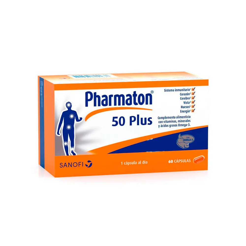 Pharmaton 50 Plus 60 capsulas | Bonsanté