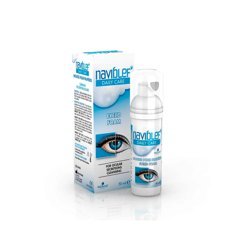Naviblef Cuidado Diario Espuma Parpados 50 ml | Bonsanté