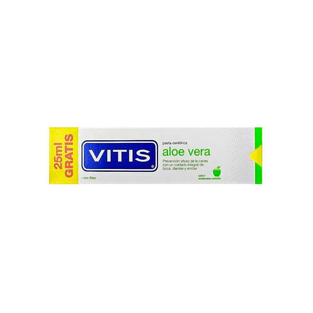 Vitis Pasta Dental Sabor Manzana-Menta 125 ml | Bonsanté