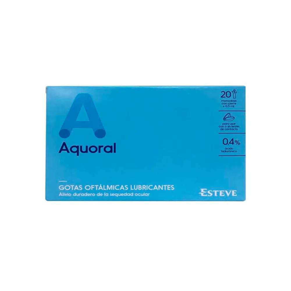 Aquoral Gotas Oftalmologicas 0.5 ml 20 Monodosis | Bonsanté