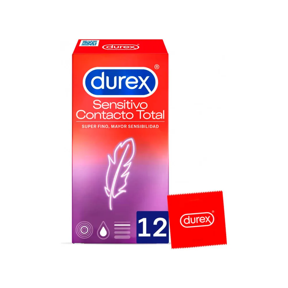 Durex Preservativos Sensitivo Contacto Total 12 uds | Bonsanté