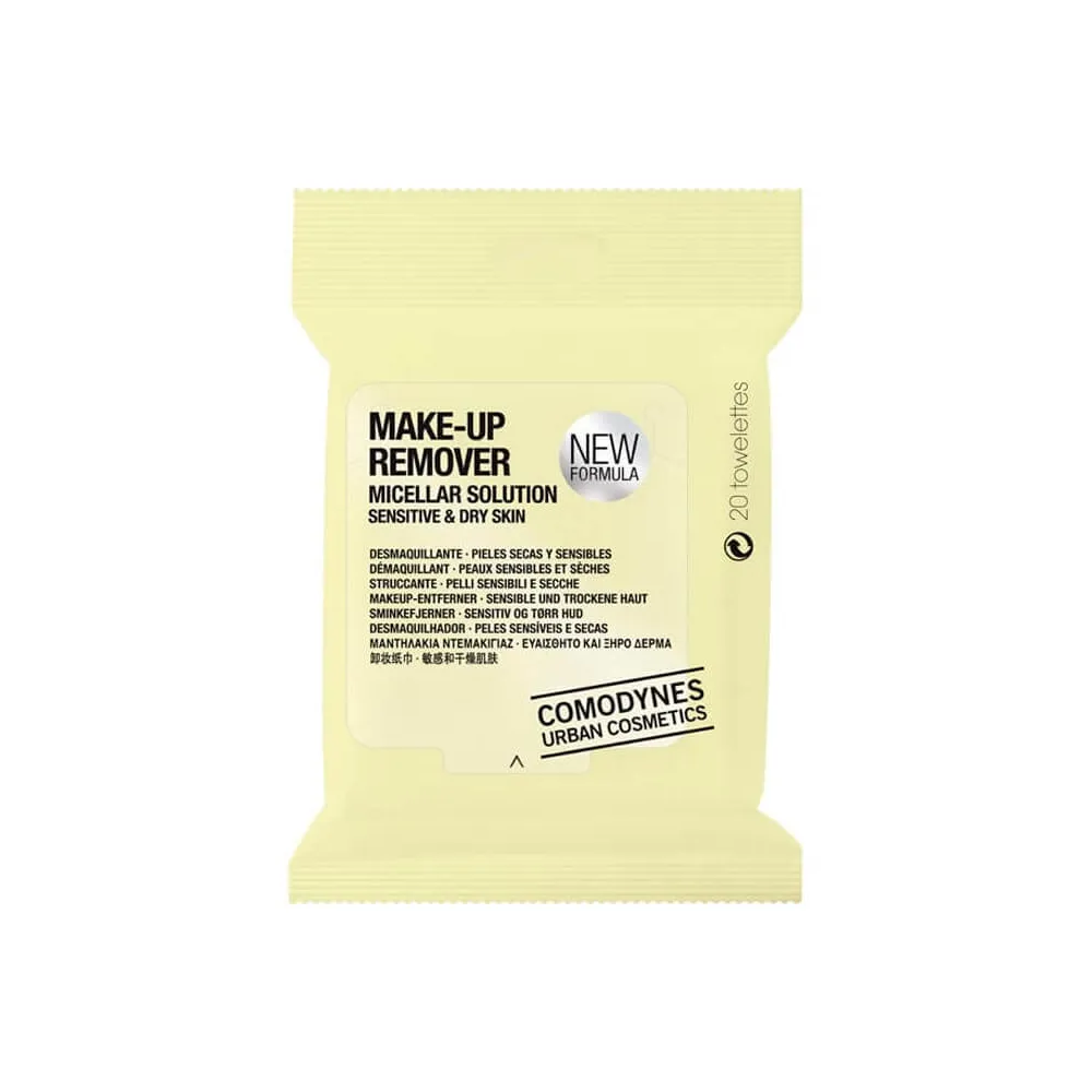 Comodynes Make-Up Remover Pieles Sensibles 20 Toallitas | Bonsanté