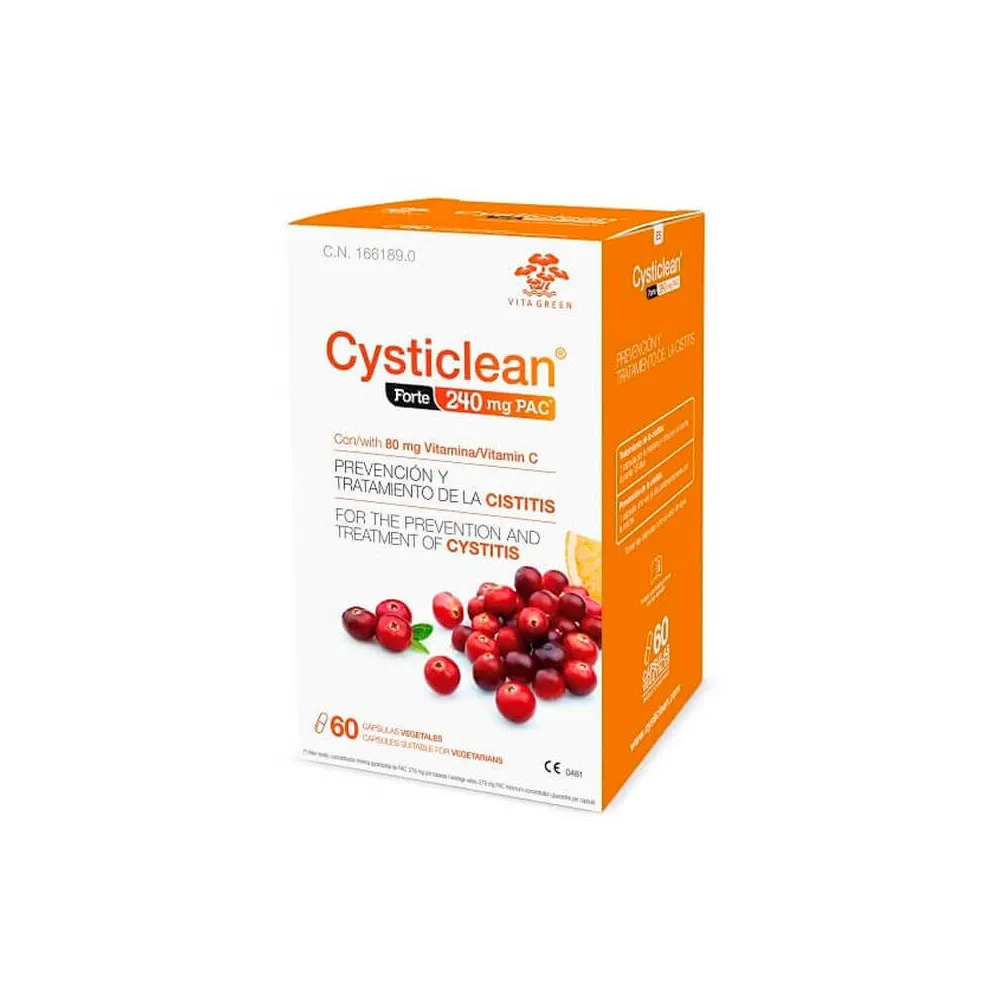 Cysticlean Forte 240 mg 60 Capsulas | Bonsanté