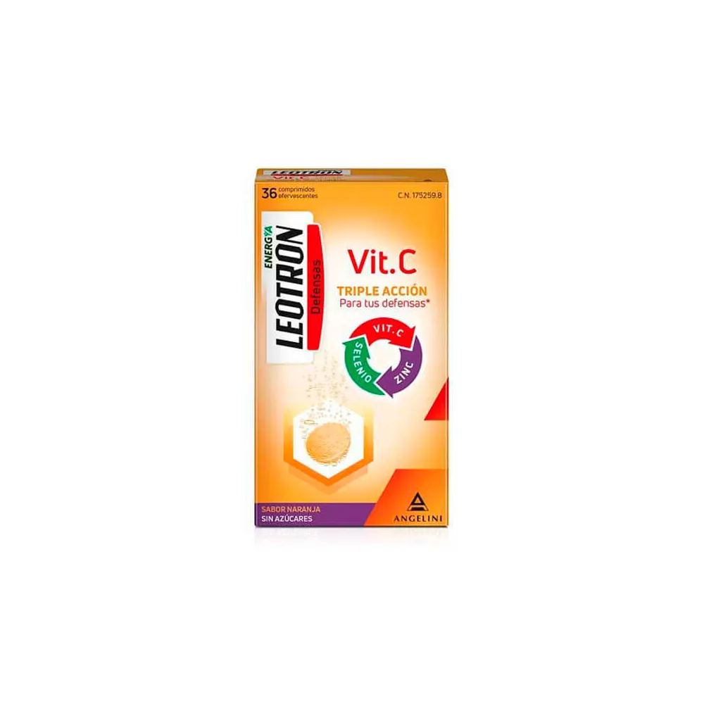 Leotron Vitamina C 36 comprimidos efervescentes | Bonsanté