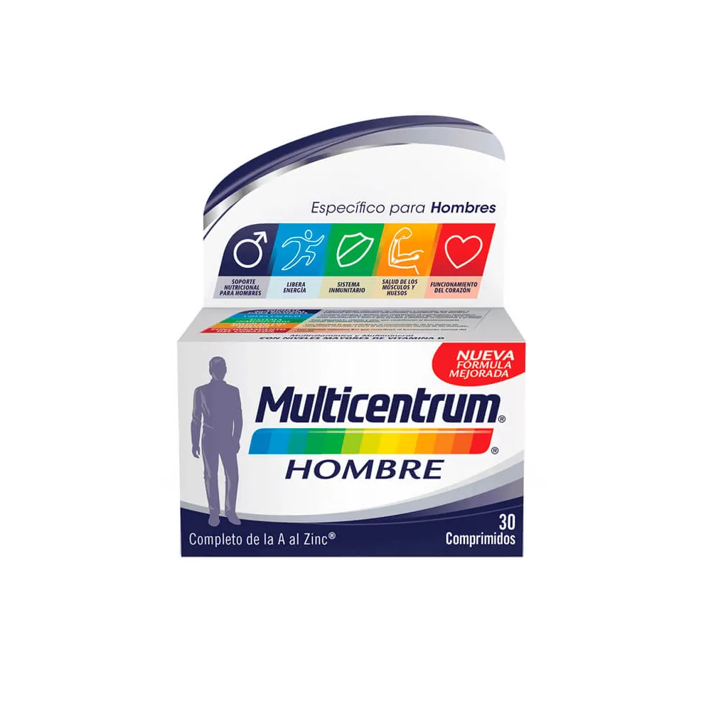 Multicentrum Hombre 30 Comprimidos | Bonsanté