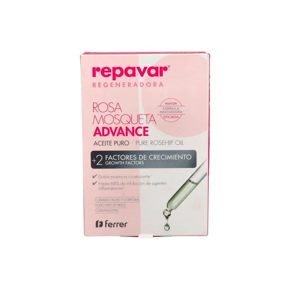 Repavar Regeneradora Aceite Puro Rosa Mosqueta Advance 15 ml | Bonsanté