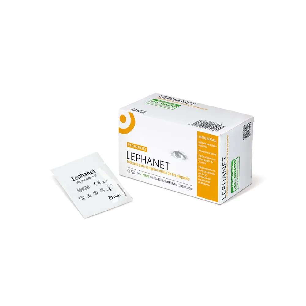 Lephanet 30 Toallitas Limpiadoras Ojos + 12 Gratis | Bonsanté